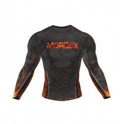 MORDEX Koszulka-bluza dł. rękaw lawa