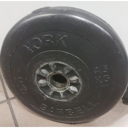 YORK BARBELL - obciążenie do ćwiczeń 4,5 kg (używane)