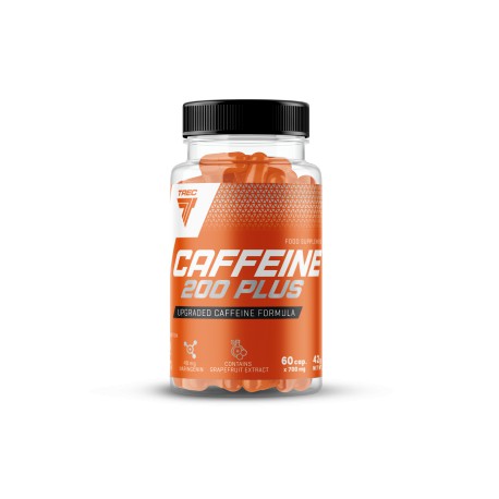 TREC NUTRITION CAFFEINE 200 PLUS - 60 caps.